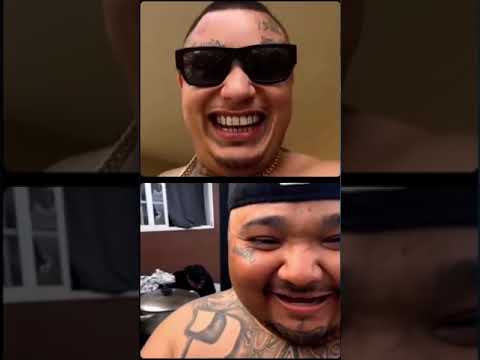 Swifty Blue choppin it up with Young Chach on ig live