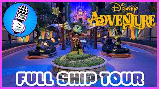The Disney Adventure: Full Ship Tour 😃👍🏼🏰🇸🇬🛳⚓️