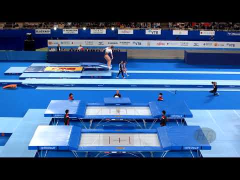 ADAM Leonie (GER) W - 2019 Trampoline Worlds, Tokyo (JPN) - Qualification Trampoline R2