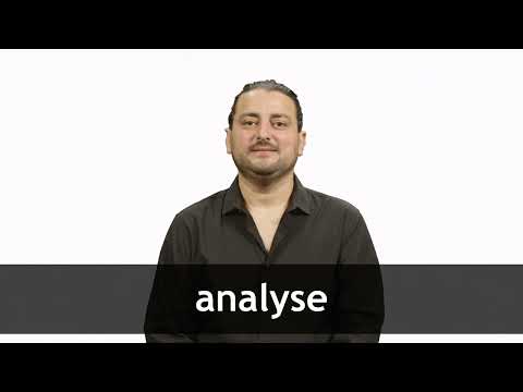 ANALYSE  Pronunciation in English