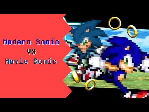 Sticknodes | Modern Sonic VS Movie Sonic