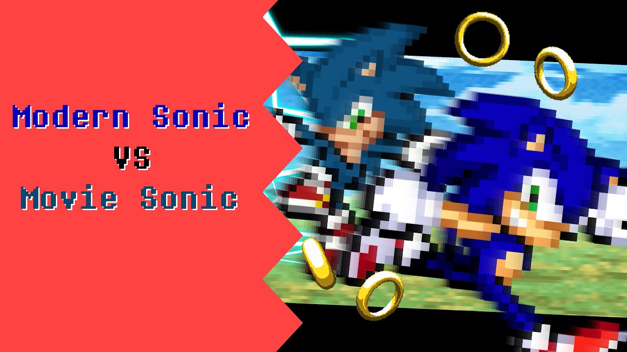 Sticknodes | Modern Sonic VS Movie Sonic