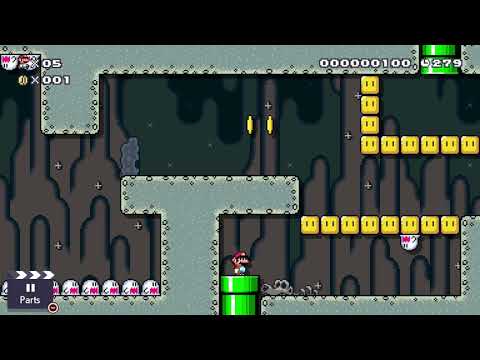 Mario Maker 2 "Upside-Down Stretches" (IL Speedrun)