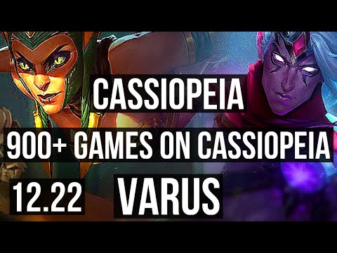 CASSIO vs VARUS (MID) | 7/1/5, 900+ games, 1.1M mastery | KR Diamond | 12.22