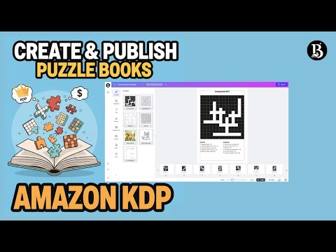 How to create activity books for Amazon KDP -  Crosswords Puzzle book (with BooksGenie.ai)