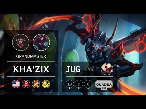 Kha'Zix Jungle vs Lee Sin - NA Grandmaster Patch 9.8