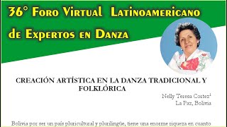 Creación artística en la danza tradicional y folklórica