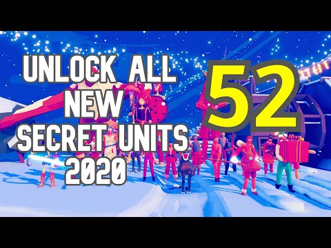 TABS - HOW TO UNLOCK ALL SECRET UNITS - NEW!!! 52 SECRET UNITS for 2020 - TABS STRATEGYMOON - TABS