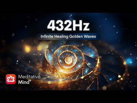 432Hz Infinite Healing Golden Waves | 5th Dimension Frequency Vibrations | Positive Energy