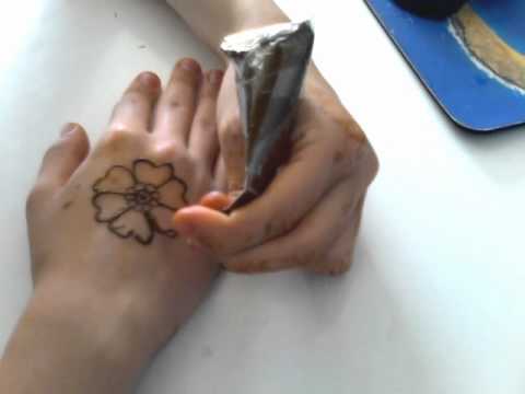 comment appliquer henné mains