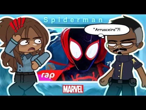 Família Do Miles Morales React Rap " O NOVO HOMEM-ARANHA " | Gacha Life