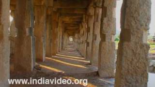 Hampi Bazaar at Hampi in Bellari district 