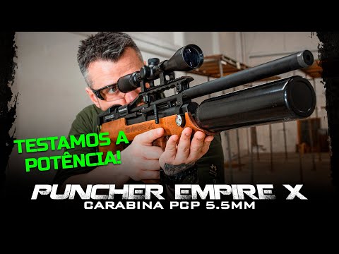 Testamos a Potência da PCP Puncher Empire X Kral Arms 5.5mm