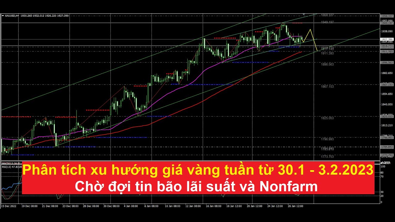 Video phân tích xu hướng giá vàng tuần 30.1 - 3.2.2023