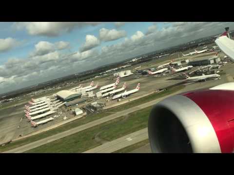 Virgin Atlantic Boeing 787-9 Powerful Take Off LHR-SFO VS19!!!