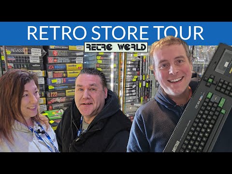 Visiting Retro Gaming Nostalgia in Derby, UK - Retro World Store Tour