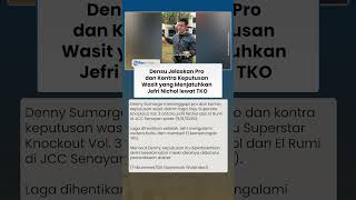 Densu Soroti Pro dan Kontra Putusan Wasit yang Membuat Jefri Nichol Tumbang TKO