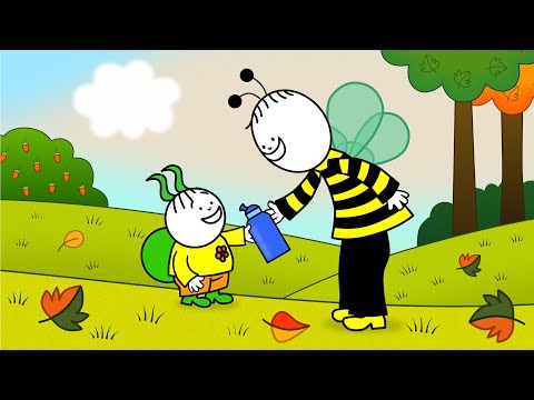 Bartek i Basia 4. - Karty wróżek - Robert ma czkawkę (S04E07) | Kreskówka dla Dzieci po Polsku