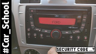Ford Figo Company Fitted Music System | Full Details | Security Code |#Car_School