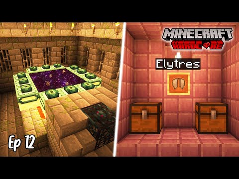 I killed the ENDER DRAGON to get ELYTRES!  |  Minecraft Survival Hardcore 1.18 |  Ep 12