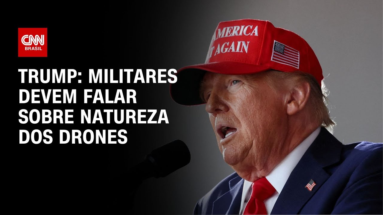Trump: Militares devem falar sobre natureza dos drones | CNN NOVO DIA