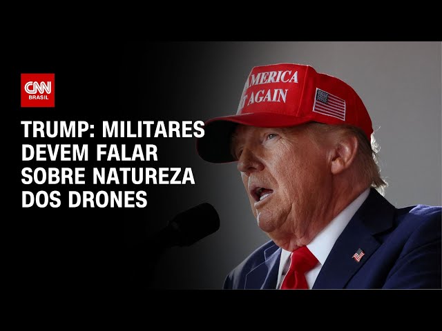 Trump: Militares devem falar sobre natureza dos drones | CNN NOVO DIA