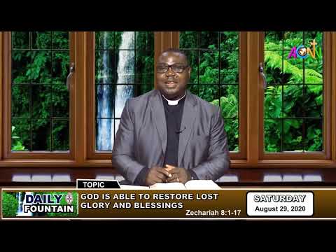 DAILY FOUNTAIN DEVOTIONAL GUIDE FOR 29 AUGUST 2020 - THE VEN. BENEDICT SAMUEL OKWUNJO