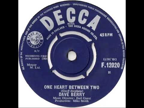 UK New Entry 1964 (269) Dave Berry - One Heart Between Two