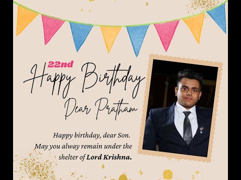 Pratham Birthday Wishes