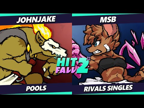 Hitfall 2 - JohnJake (Forsburn) Vs. MSB (Olympia, Kragg) Rivals of Aether - RoA