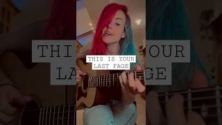 Killing off a character is sometimes a good thing 🤷🏻‍♀️🎶 #songwriting #originalsong #guitar
