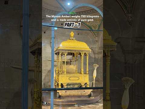 Mysore palace inside video | ambari 750kgs gold 🧈🧈 #thetravelstoriesbysoniya #viralvideo #mysore
