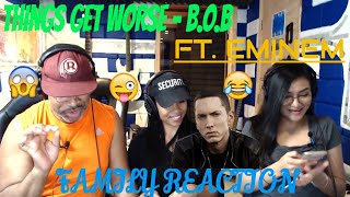 Things Get Worse - B.o.B ft. Eminem (Lyrics) Producer Reaction