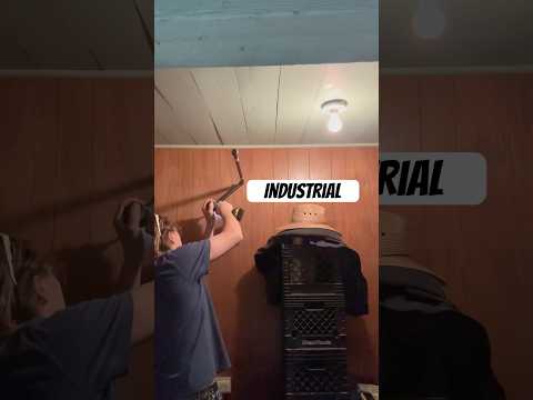 A spot for the packs🏗️ #diy #pipehook #gearroom #garage #kaleeb