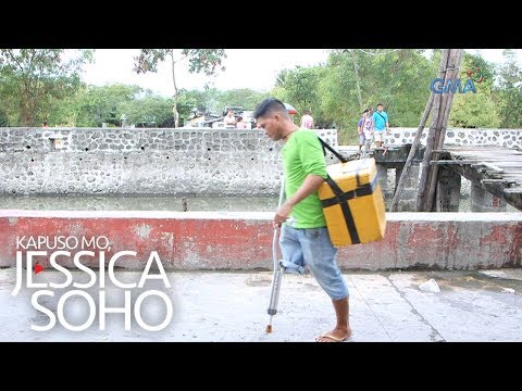 Kapuso Mo, Jessica Soho: Lalaking naglalako ng ice cream kahit putol ang binti, kilalanin
