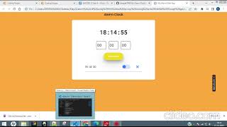 Download the video "Alarm Clock using HTML CSS Java Script"