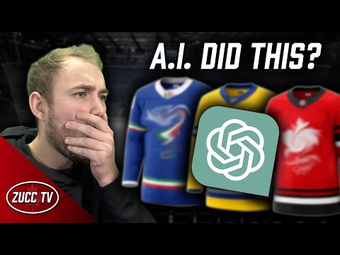 These AI Olympic Hockey Jerseys Are WILD