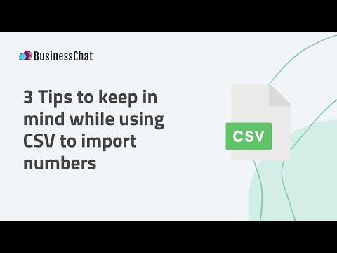 3 tips to keep in mind while using CSV to import customer database to CRM
