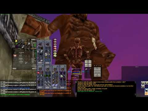 a Cliff Golem Solo Necro p99 Green Everquest