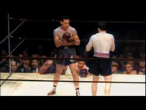Joe Louis vs Tammy Mauriello - KO in Color