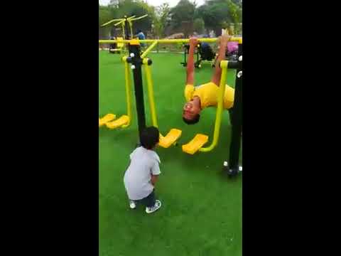 Hemu walking in Open Gym area #kids #kidslove #gym