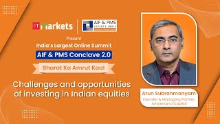 Challenges And Opportunities Of Investing In Indian Equities | | AIF & PMS Conclave 2.0 #aifpms