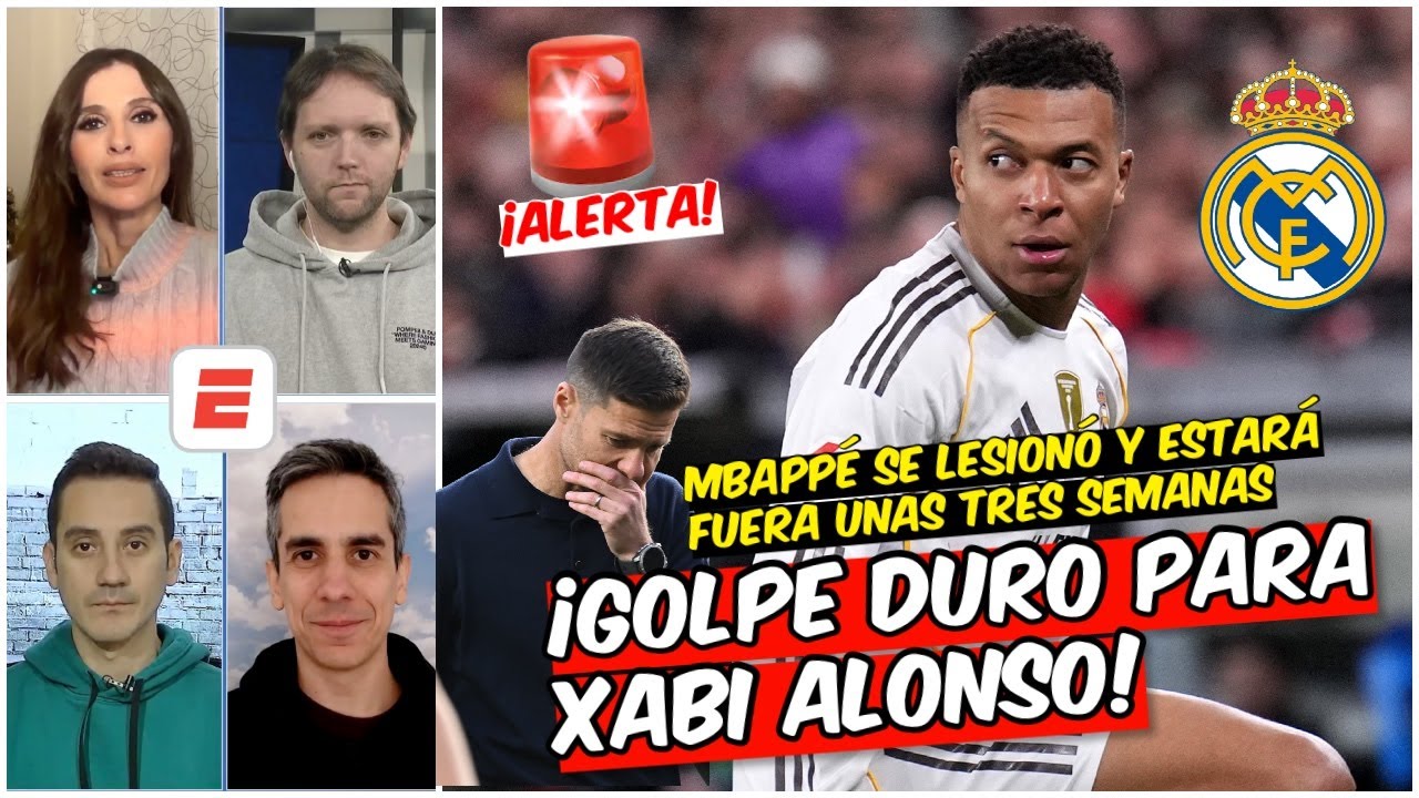 Lesión de Kylian Mbappé es un GOLPE DURO para Xabi Alonso puertas de la SUPERCOPA | Exclusivos