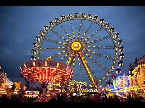 Auf- und Abbau des Riesenrades im Zeitraffer - Fränkisches Volksfest Crailsheim 2017