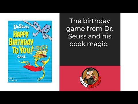 The Purge: #4796 Dr. Seuss: Happy Birthday to You! Game: The book comes alive on your board game table