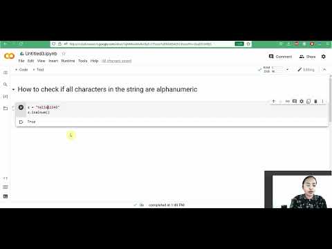Python Program To Check If Character In A String Is Alphanumeric Python String Isalnum Method