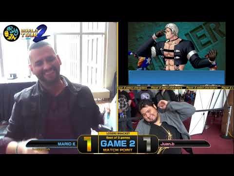 Mario E vs Juan b  KOF '98 Neo Geo World Tour Season 2 Milwaukee Stop Losers Round 2