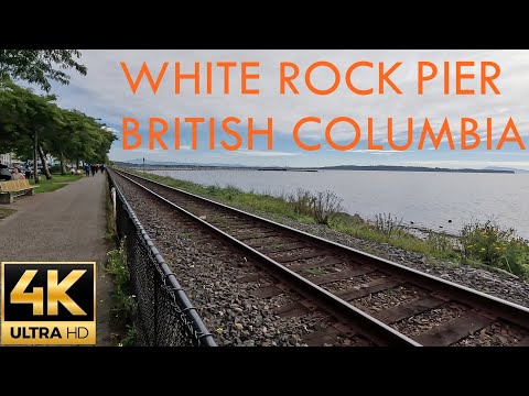 White Rock Pier | British Columbia 🇨🇦 | 4K Walking Tour