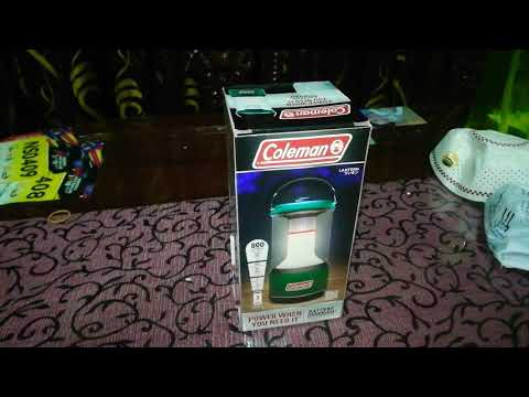 Coleman Lantern 800 Led BATTERYGUARD unboxing