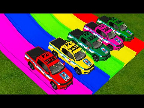 TRANSPORTING LIZARD 4X4 CARS WITH MAN TRUCK - FARMING SIMULATOR 22